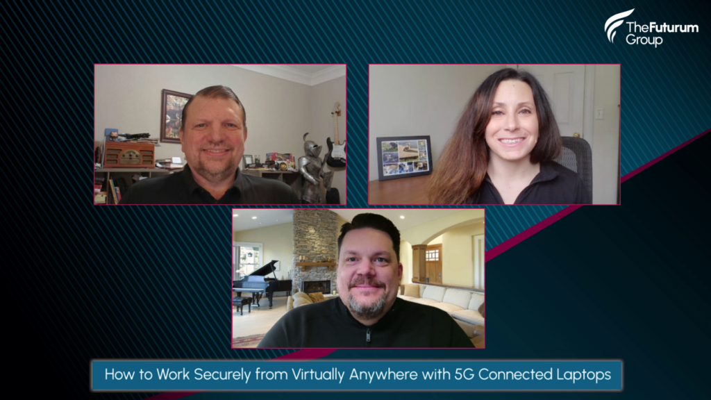 How to Work Securely from Virtually Anywhere with 5G Connected Laptops